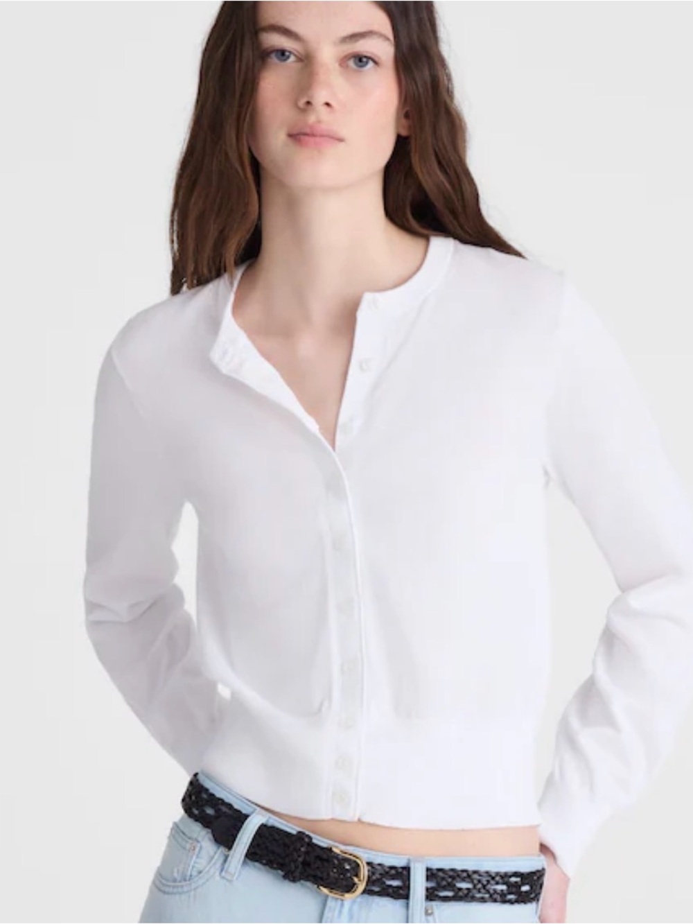 NWT Madewell Button-Front Cardigan in 100% Cotton size XS
